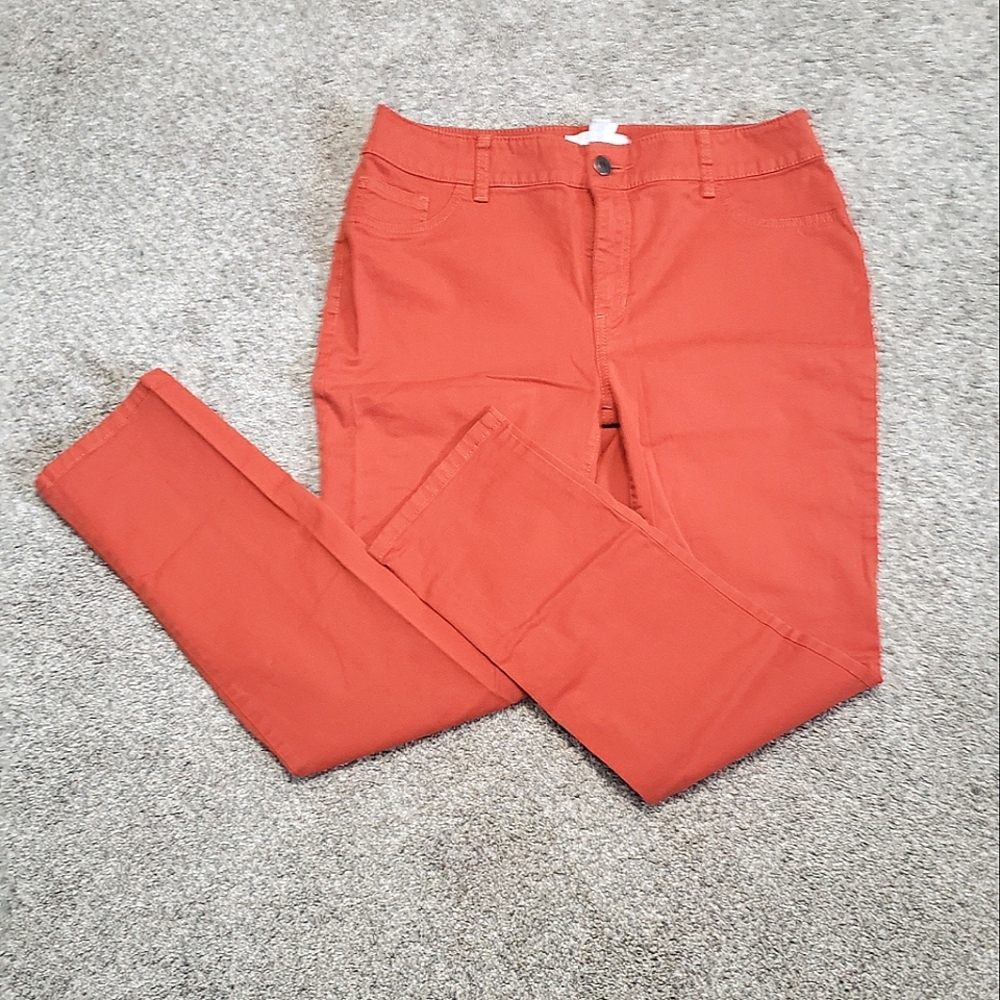 Chico's Orange Jeans